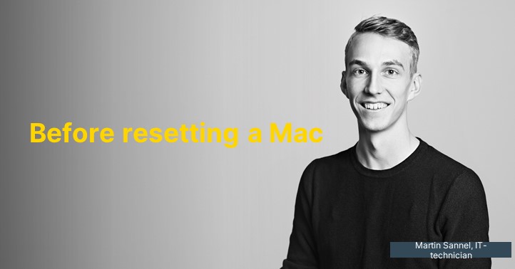Before resetting a mac guide